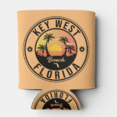 West Florida Sunset Vacation Souvenirs Dosenkühler (Rückseite)