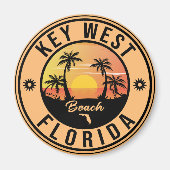 West Florida Sunset Vacation Souvenirs Magnet (Vorne)