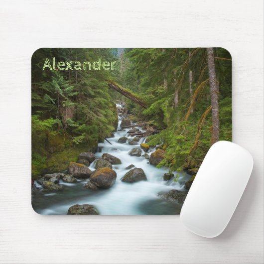 West Fork Foss River Washington Mousepad (Mit Mouse)