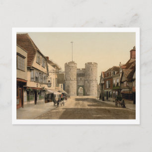 West Gate, Canterbury, Kent, England Postkarte