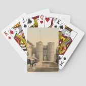 West Gate, Canterbury, Kent, England Spielkarten (Rückseite)