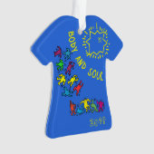 West Genesee Marching Band 2019 T - Shirt Ornament (Vorderseite)