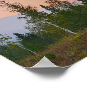 West Glacier, Montana, Sunrise Poster (Ecke)