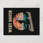 West Haven Connecticut Postkarte (Vorderseite)