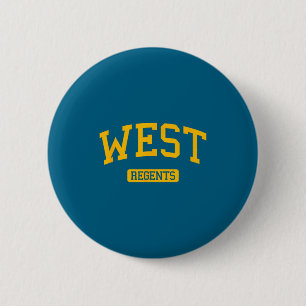 West High School HS Madison WI Uni-Sport Button