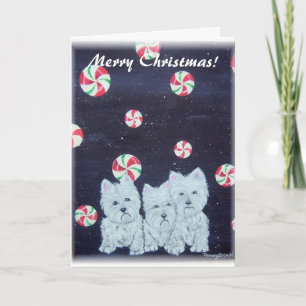 West Highland Christmas Card Feiertagskarte