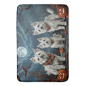 West Highland Halloween Spooky Badematte (Vorderseite Vertikal)
