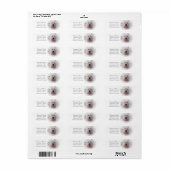 West Highland Terrier Address Label (Vorne)