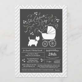 West Highland Terrier Baby Shower Gender Neutral Einladung