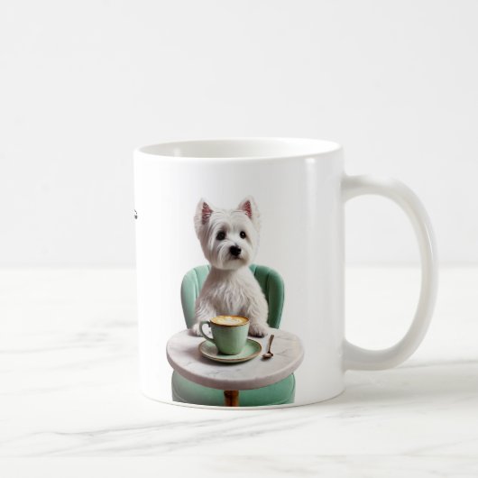 West Highland Terrier Coffee Tasse (Rechts)