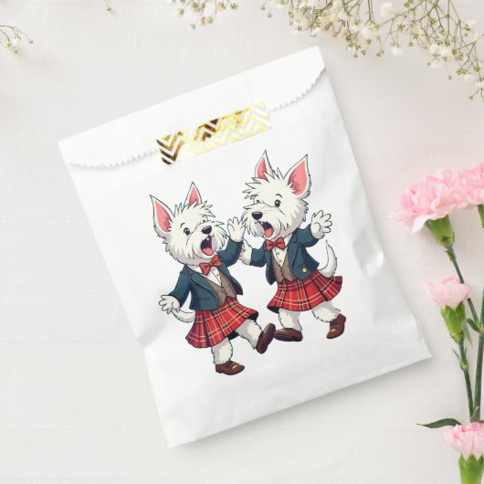 West Highland Terrier Dancing Scottish Ceilidh  Geschenktütchen (Versiegelt)