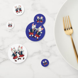 West Highland Terrier Dancing Scottish Ceilidh Konfetti