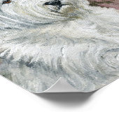 "West Highland Terrier" Dog Art Canvas Print Poster (Ecke)