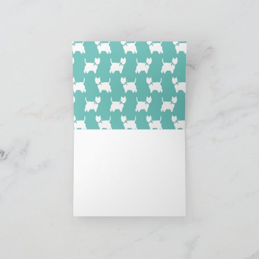 West Highland Terrier Dog Puppy Westie (Innenseite)