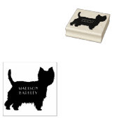 West Highland Terrier Dog Puppy Westie Gummistempel (Stempel)