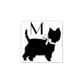 West Highland Terrier Dog Puppy Westie Gummistempel (Prägung)
