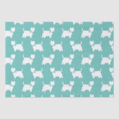 West Highland Terrier Dog Puppy Westie Seidenpapier (Vorderseite)