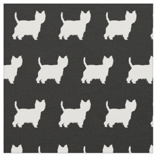 West Highland Terrier Dog Silhouette Pet Stoff