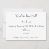 West Highland Terrier Einladung (Rückseite)