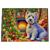West Highland Terrier  Große Geschenktüte (Vorderseite)