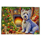 West Highland Terrier Große Geschenktüte (Rückseite)
