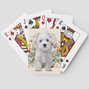 West Highland Terrier Hund Spielkarten