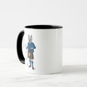 West Highland Terrier in Kilt 3 Tasse (Vorderseite Links)