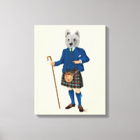 West Highland Terrier in Kilt