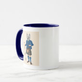 West Highland Terrier in Kilt Tasse (Vorderseite Links)