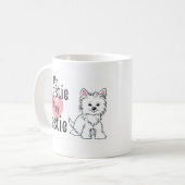 West Highland Terrier Kaffee Tasse (Vorderseite Links)