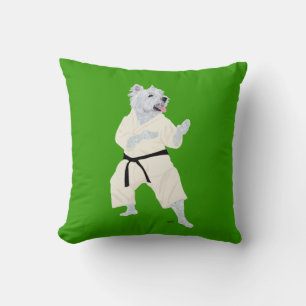West Highland Terrier KARATE ! Kissen