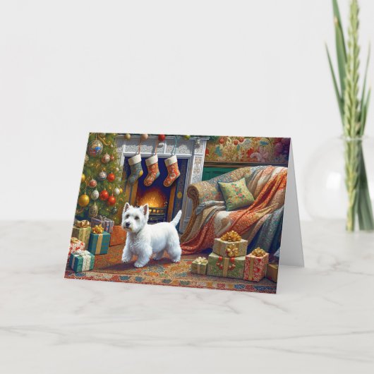 West Highland Terrier Karte (Vorderseite)
