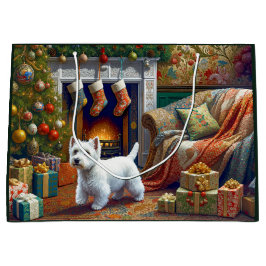 West Highland Terrier  Large Gift Bag Große Geschenktüte