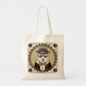 West Highland Terrier mit Brille Tote Bag Tragetasche (Vorne)