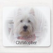 West Highland Terrier Mousepad (Vorne)