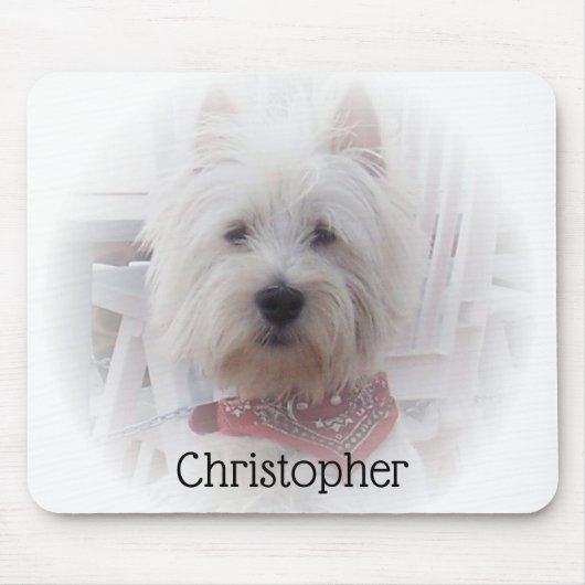 West Highland Terrier Mousepad (Vorne)