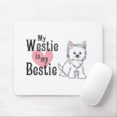 West Highland Terrier Mousepad (Mit Mouse)