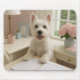 West Highland Terrier Mousepad - Arbeiten von Zuha