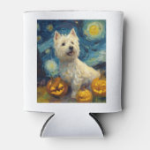 West Highland Terrier Niedlich Hund Halloween Jack Dosenkühler (Vorderseite)