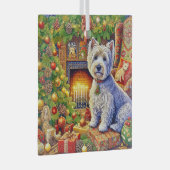 West Highland Terrier Ornament (Vorderseite Rechts)