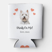 West Highland Terrier Pet Wedding Can Cooler Dosenkühler (Vorderseite)