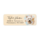 West Highland Terrier Rücksendeadresse (Vorne)
