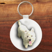 West Highland Terrier Schlüsselanhänger (Vorderseite)