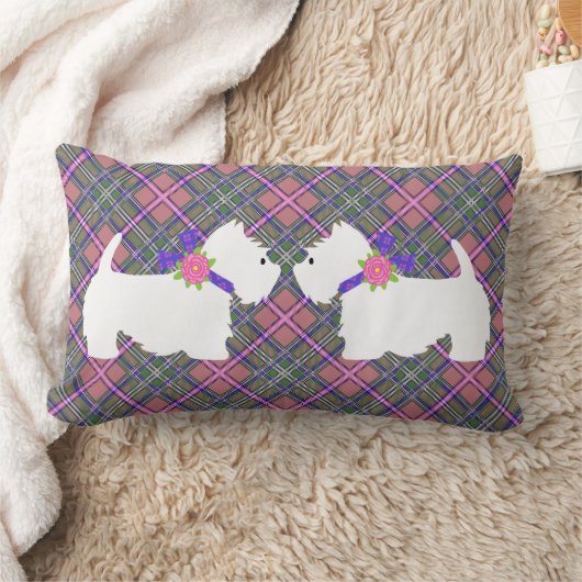 West Highland Terrier Throw Pillow Lendenkissen (Decke)