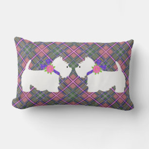 West Highland Terrier Throw Pillow Lendenkissen