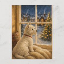West Highland Terrier Weihnachtsporträt