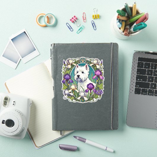 West Highland Terrier Westie Aufkleber (iPad Hülle)