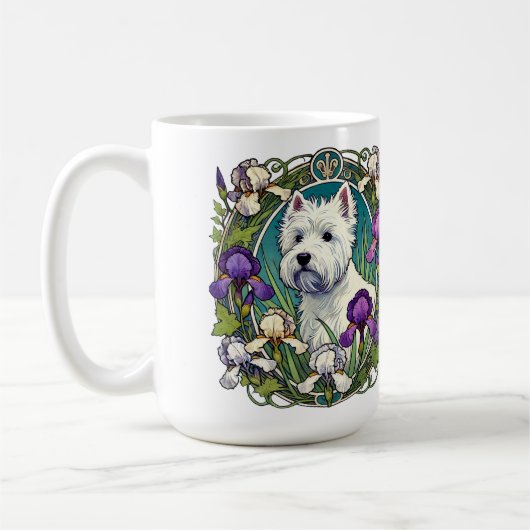 West Highland Terrier Westie Kaffeetasse (Links)