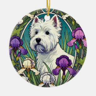 West Highland Terrier Westie Keramik Ornament