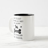 West Highland Terrier  Zweifarbige Tasse (Vorderseite Links)